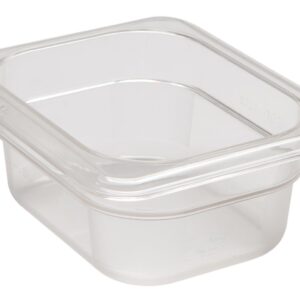 Pojemnik Camwear GN 1/8 z poliwęglanu, Cambro, 0,7 l, H 65 mm, 0,7L, transparentny, 161x132x(H)65mm