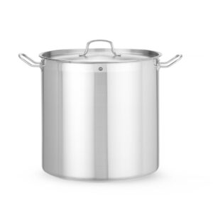 Garnek wysoki z pokrywką, HENDI, Profi Line, 36,5L, ⌀360x(H)360mm