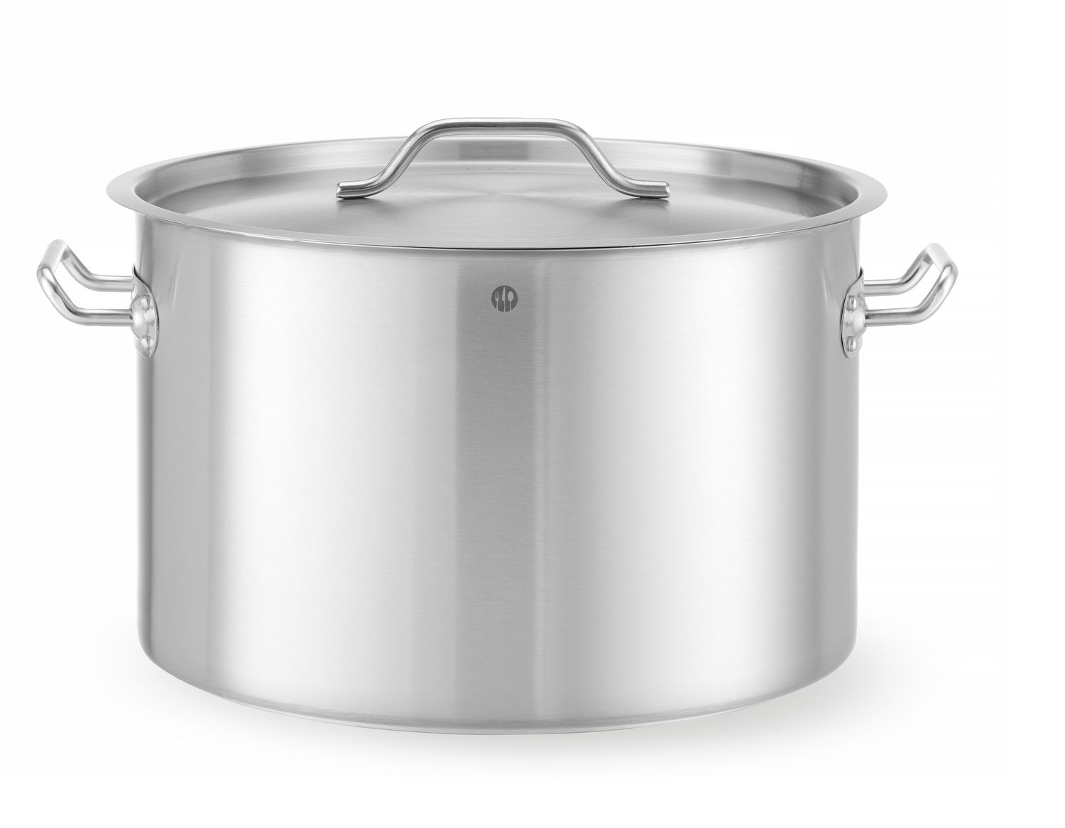Garnek średni z pokrywką, HENDI, Budget Line, 32L, ⌀400x(H)260mm