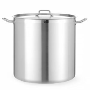 Garnek wysoki z pokrywką, HENDI, Profi Line, 71L, ⌀450x(H)450mm
