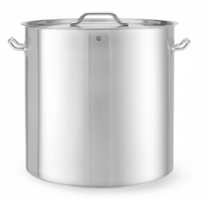 Garnek wysoki z pokrywką, HENDI, Budget Line, 98L, ⌀500x(H)500mm