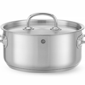 Garnek niski z pokrywką, HENDI, Kitchen Line, 2,9L, ⌀200x(H)95mm
