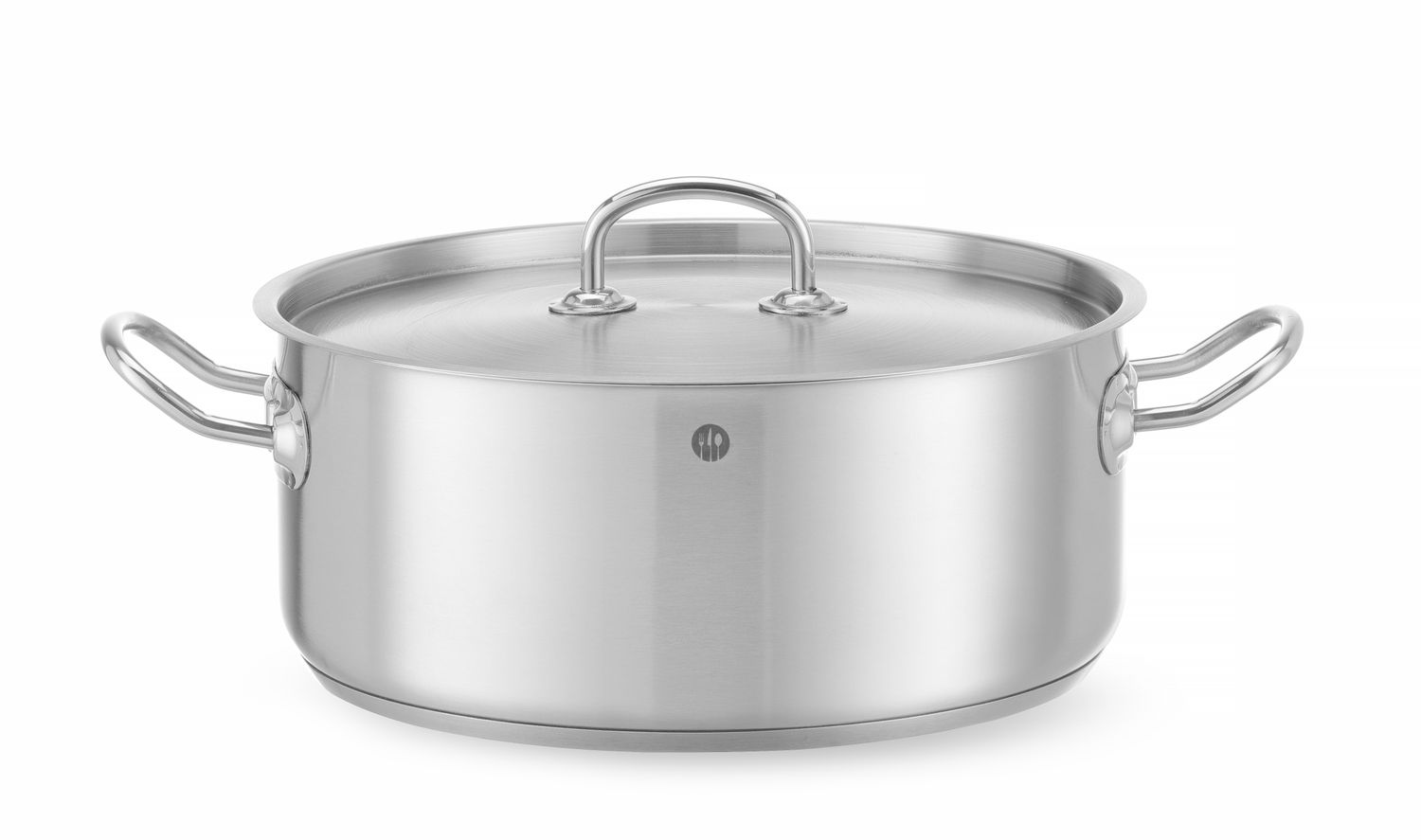 Garnek niski z pokrywką, HENDI, Kitchen Line, 7,3L, ⌀280x(H)120mm
