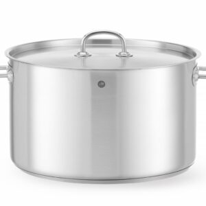 Garnek średni z pokrywką, HENDI, Kitchen Line, 15L, ⌀320x(H)190mm
