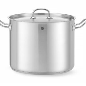 Garnek wysoki z pokrywką, HENDI, Kitchen Line, 13,5L, ⌀280x(H)220mm