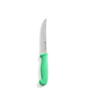 Nóż uniwersalny ze szlifem kulowym, HENDI, długi, zielony, (L)230mm