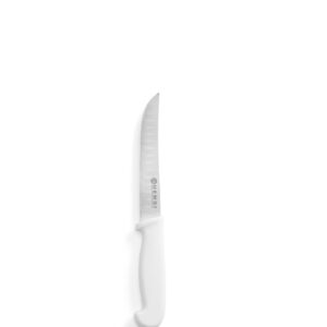 Nóż uniwersalny ze szlifem kulowym, HENDI, długi, biały, (L)230mm