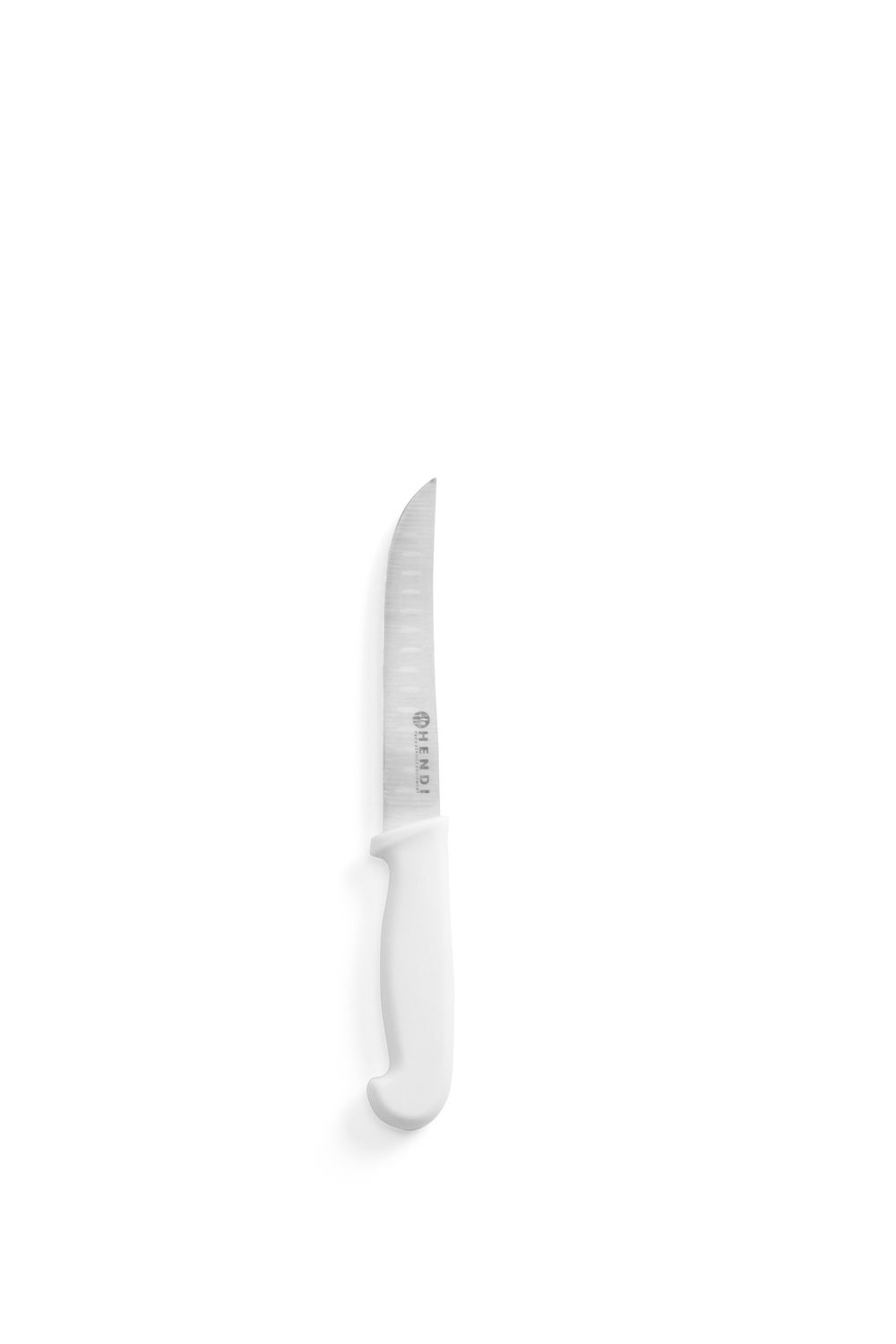 Nóż uniwersalny ze szlifem kulowym, HENDI, długi, biały, (L)230mm