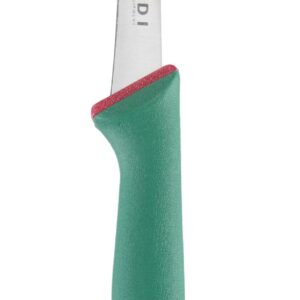 Nóż do obierania z wygiętym ostrzem, HENDI, zielony, (L)170mm