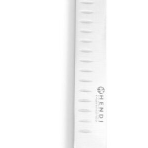 Nóż do szynki i łososia, HENDI, Profi Line, szlif kulowy, czarny, (L)430mm