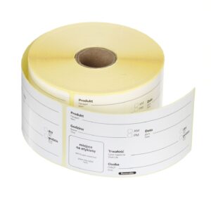 Etykiety Food Safety, wielorazowe – „DATA PRZYDATNOŚCI” , HENDI, 500 szt., 100x50mm