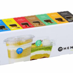 Zestaw etykiet jednorazowych Food Safety na każdy dzień tygodnia z podajnikiem, HENDI, 240x80x(H)100mm