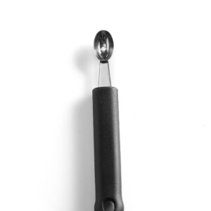 Nóż dekoracyjny do kulek pojedynczy, owalny, HENDI, czarny, (L)160mm