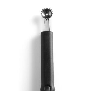 Nóż dekoracyjny do kulek pojedynczy, karbowany, HENDI, czarny, (L)150mm