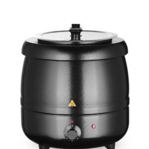 Kociołek do zupy, HENDI, Kitchen Line, 8L, czarny, 230V/400W, ⌀330x(H)363mm