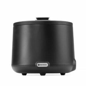 Kociołek do zupy UNIQ, HENDI, designed by Robert Bronwasser, 8L, czarny, 230V/500W, ⌀365x(H)325mm