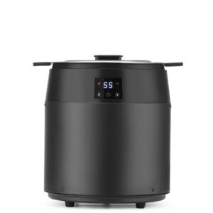 Kociołek do zupy Waterless, 10l, HENDI, 10L, czarny, 230V/450W, ⌀330x(H)398mm