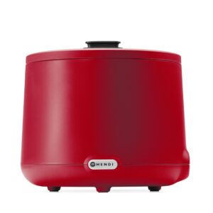 Kociołek do zupy UNIQ, HENDI, designed by Robert Bronwasser, 8L, czerwony, 230V/500W, ⌀365x(H)325mm