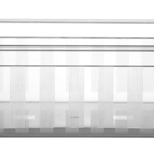 Pojemnik z poliwęglanu GN 2/1, HENDI, GN 2/1, 58L, transparentny, 650x530x(H)200mm