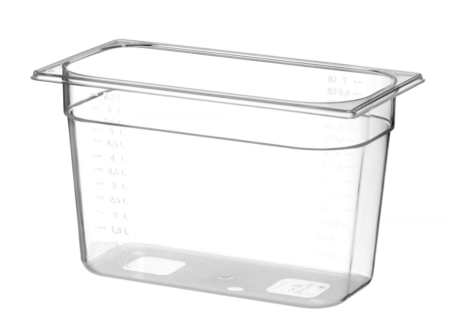 Pojemnik GN 1/3 z poliwęglanu, HENDI, Profi Line, GN 1/3, 7,8L, transparentny, 325x176x(H)200mm - obrazek 2