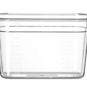 Pojemnik GN 1/3 z poliwęglanu, HENDI, Profi Line, GN 1/3, 7,8L, transparentny, 325x176x(H)200mm