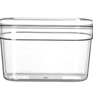 Pojemnik GN 1/4 z poliwęglanu, HENDI, Profi Line, GN 1/4, 4L, transparentny, 265x162x(H)150mm