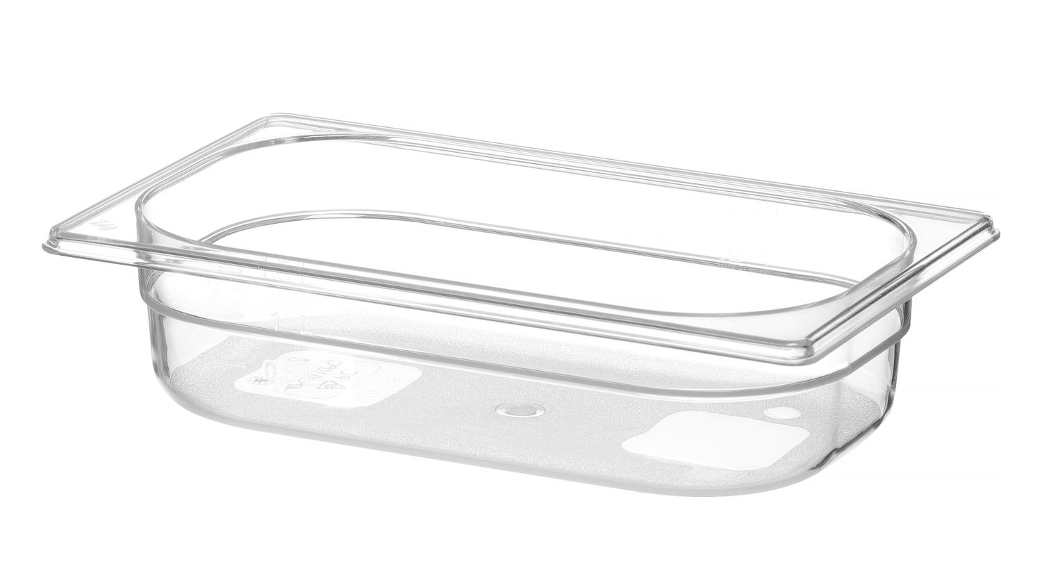 Pojemnik GN 1/4 z poliwęglanu, HENDI, Profi Line, GN 1/4, 1,8L, transparentny, 265x162x(H)65mm - obrazek 2