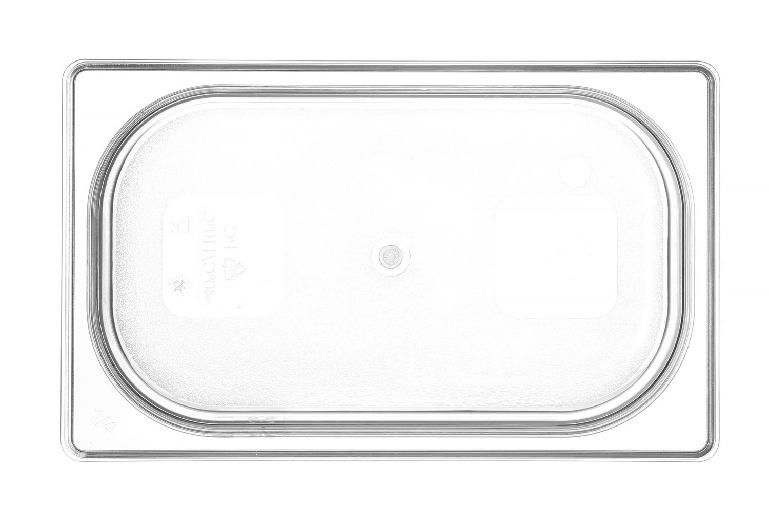 Pojemnik GN 1/4 z poliwęglanu, HENDI, Profi Line, GN 1/4, 1,8L, transparentny, 265x162x(H)65mm - obrazek 3