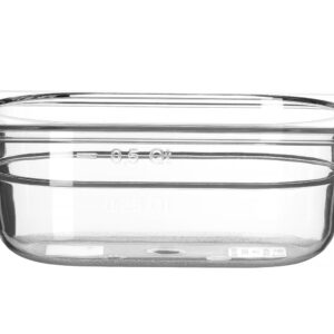Pojemnik GN 1/9 z poliwęglanu, HENDI, Profi Line, GN 1/9, 0,6L, transparentny, 176x108x(H)65mm