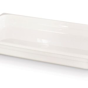 Pojemnik GN 1/1 z białego poliwęglanu, HENDI, GN 1/1, 9L, biały, 530x325x(H)65mm