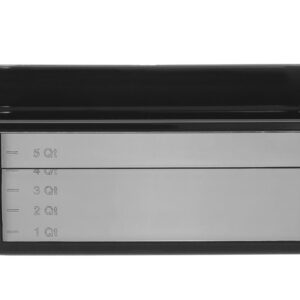 Pojemnik GN 1/2 z czarnego poliwęglanu, HENDI, Profi Line, GN 1/2, 6,5L, czarny, 325x265x(H)100mm