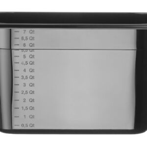 Pojemnik GN 1/3 z czarnego poliwęglanu, HENDI, Profi Line, GN 1/3, 7,8L, czarny, 325x176x(H)200mm