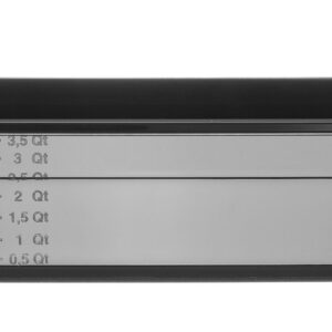 Pojemnik GN 1/3 z czarnego poliwęglanu, HENDI, Profi Line, GN 1/3, 4L, czarny, 325x176x(H)100mm