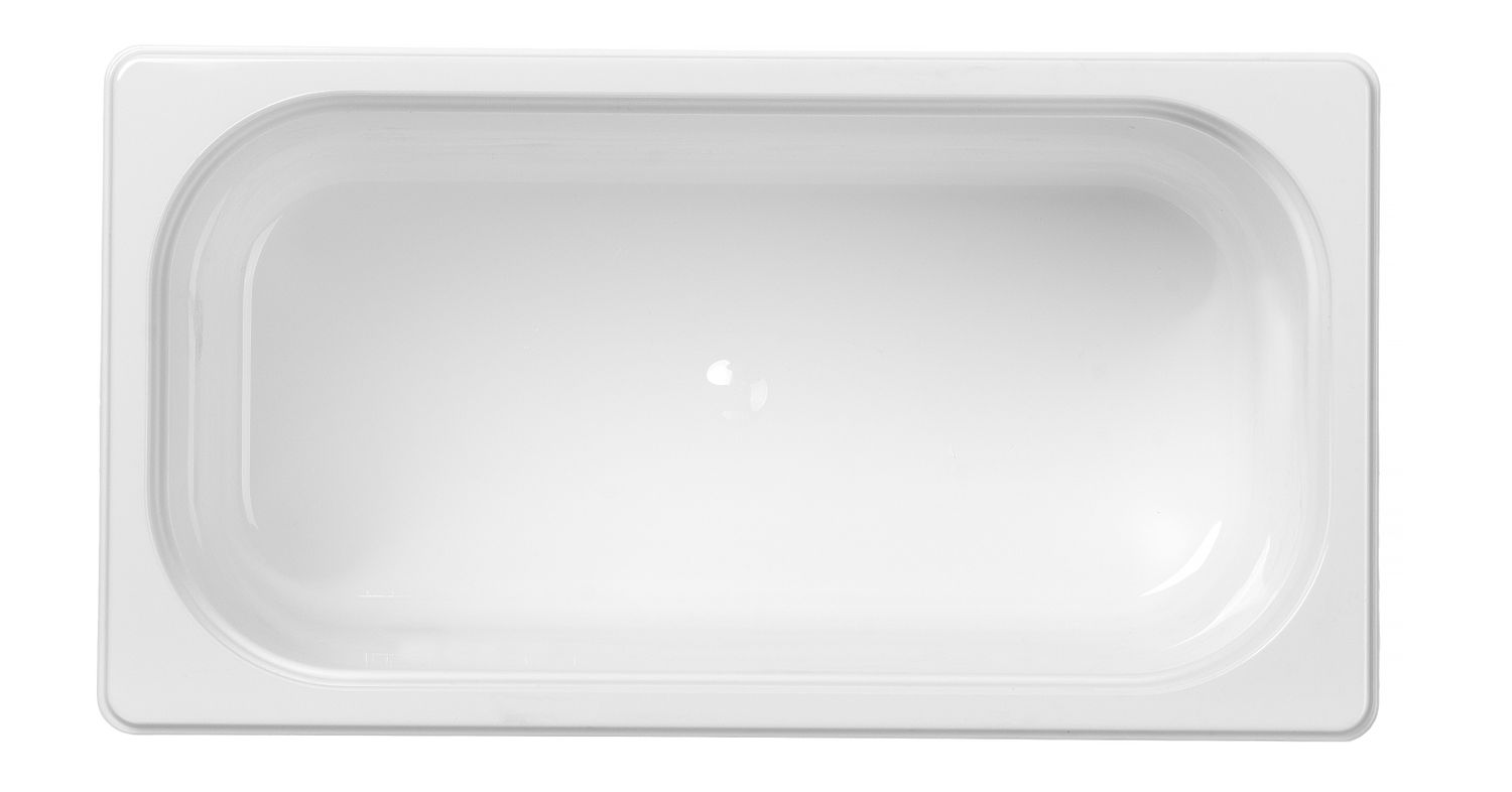 Pojemnik GN 1/3 z białego poliwęglanu, HENDI, GN 1/3, 5,7L, biały, 325x176x(H)150mm - obrazek 3