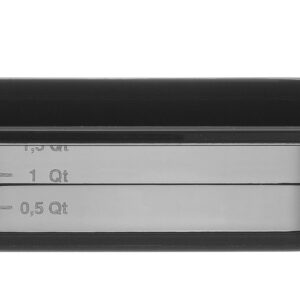 Pojemnik GN 1/4 z czarnego poliwęglanu, HENDI, Profi Line, GN 1/4, 1,8L, czarny, 265x162x(H)65mm