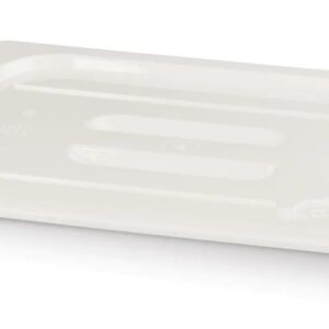 Pokrywka do pojemników GN z białego poliwęglanu, HENDI, GN 1/1, biały, 530x325mm