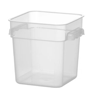 Pojemnik na żywność z podziałką, HENDI, 3,8L, 190x190x(H)180mm