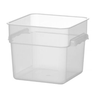 Pojemnik na żywność z podziałką, HENDI, 5,7L, 235x235x(H)180mm