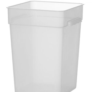 Pojemnik na żywność z podziałką, HENDI, 20,8L, 290x290x(H)400mm