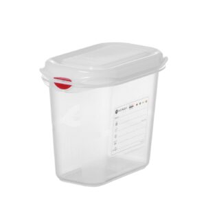 Pojemnik GN 1/9 z polipropylenu, HENDI, GN 1/9, 1,5L, transparentny, 176x108x(H)150mm, Prostokątny