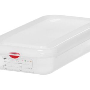 Pojemnik GN 1/3 z polipropylenu, HENDI, GN 1/3, 2,5L, transparentny, 325x176x(H)65mm, Prostokątny
