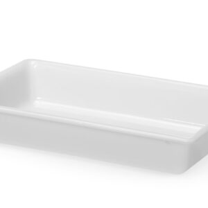 Płaski pojemnik do panierowania, HENDI, 6L, biały, 430x285x(H)75mm, Prostokątny