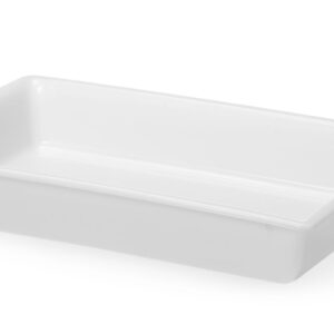 Płaski pojemnik do panierowania, HENDI, 8L, biały, 480x330x(H)80mm, Prostokątny
