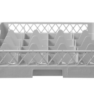 Kosz do szkła 500×500 mm, HENDI, 16 przegródek – 113x113 mm, 500x500x(H)104mm