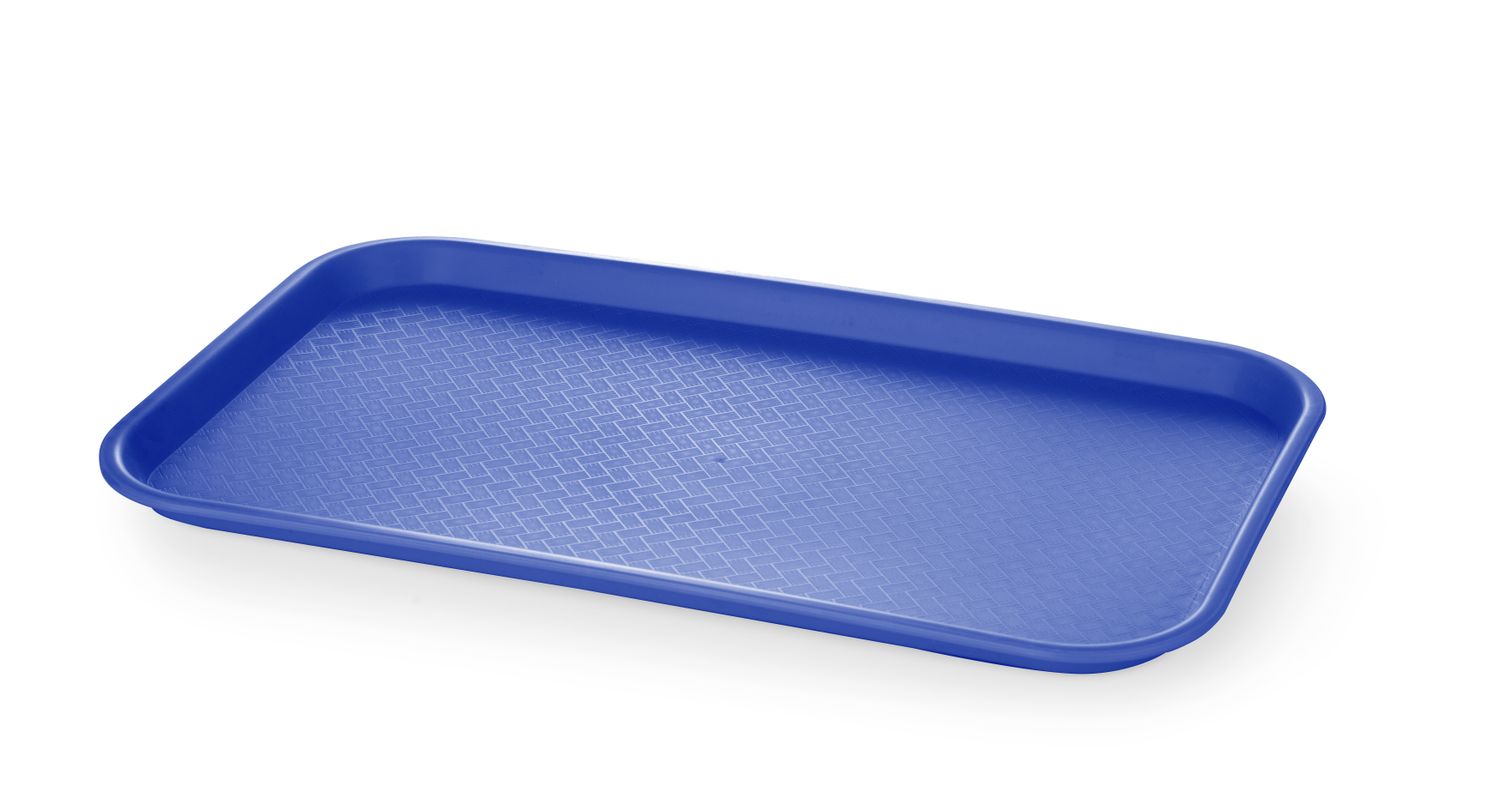 Taca fast food z polipropylenu GN 1/1, AmerBox, GN 1/1, niebieski, 530x325x(H)20mm, Prostokątny - obrazek 2