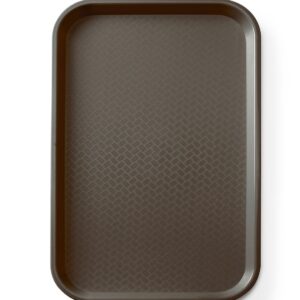 Taca fast food z polipropylenu GN 1/1, AmerBox, GN 1/1, brązowy, 530x325x(H)20mm, Prostokątny