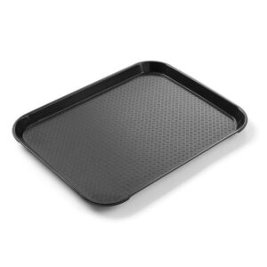Taca z polipropylenu Fast Food mała, AmerBox, czarny, 265x345x(H)20mm