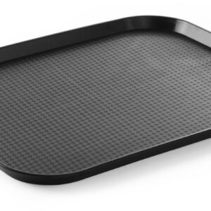 Taca z polipropylenu Fast Food duża, AmerBox, czarny, 350x450x(H)20mm