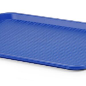 Taca z polipropylenu Fast Food średnia, AmerBox, niebieski, 305x415x(H)20mm