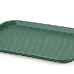 Taca z polipropylenu Fast Food średnia, AmerBox, zielony, 305x415x(H)20mm